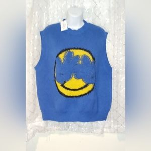 Emoji Vest Sweater Size Large
